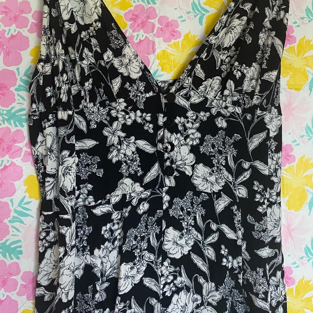 Floral print jumpsuit